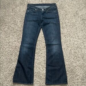 Citizens Of Humanity Flare Blue Jeans Wide Leg